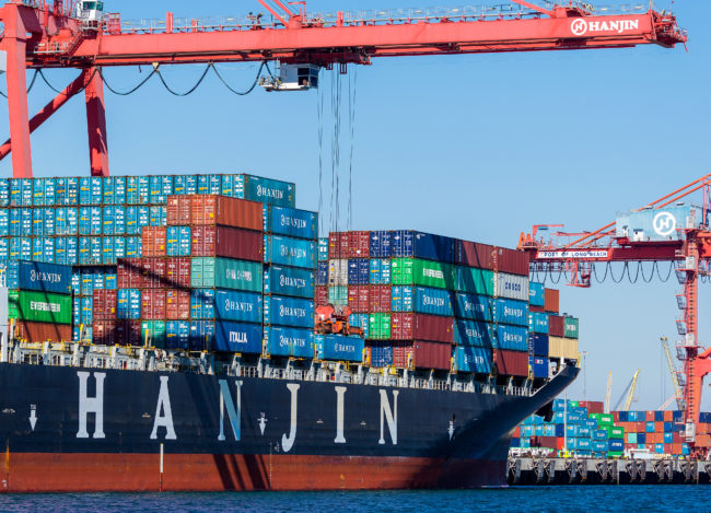 Hanjin Shipping Co.’s Container Ships In Port As Cargo Owners Say Bid To Unload Vessels Isn’t Working